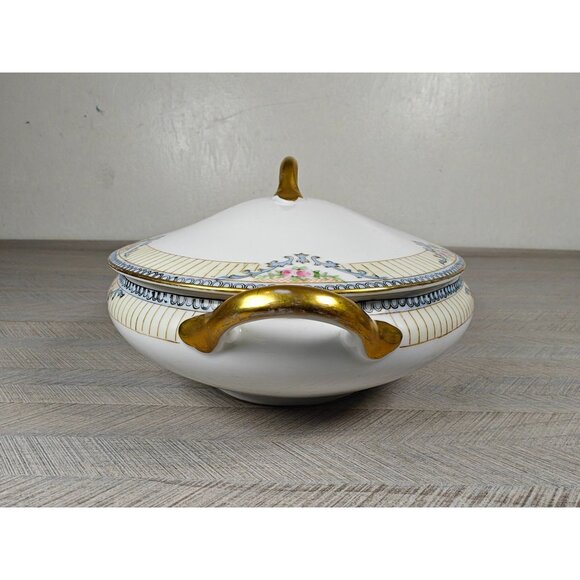 Vintage Noritake Savoy Covered Vegetable Bowl Tureen Casserole Serving Dish - Picture 3 of 10